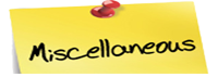 Miscellaneous