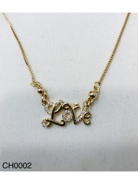 CHAINS CH-0002 LOVE GOLD