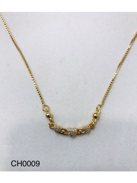 CHAINS CH-0009 TRI HEART BAR