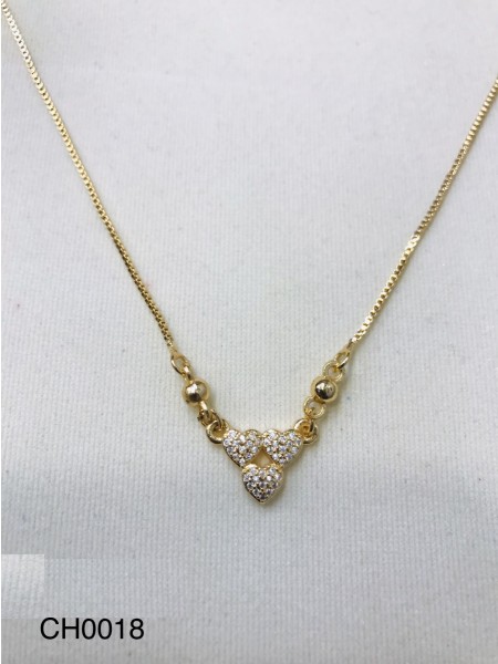 CHAINS CH-0018 TRI HEART