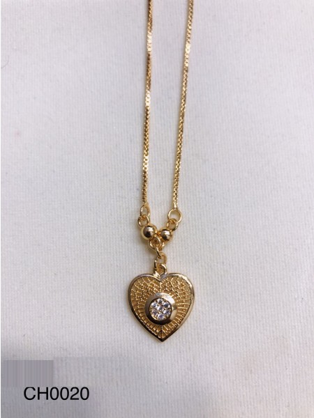 CHAINS CH-0020 HEART PENDANT