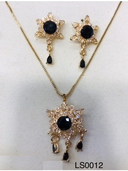 LOCKET SET BLACK LS0012