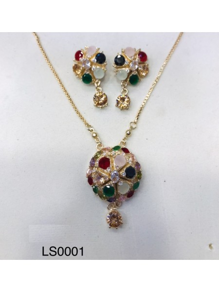 LOCKET SET MULTI COLOUR LS0001