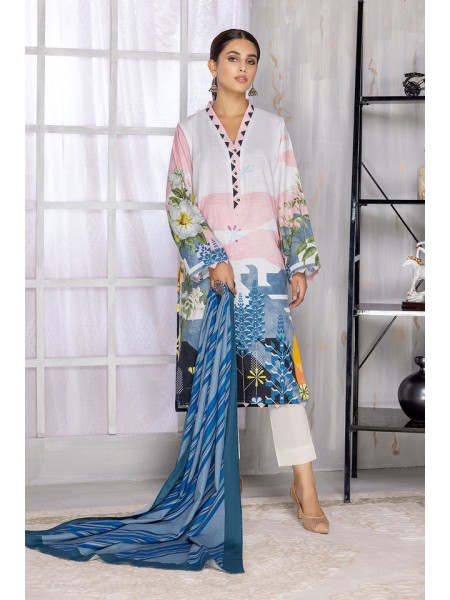 So Kamal Women Unstitched 3 Piece Shirt Trouser Dupatta 379069597_PK-1870427967