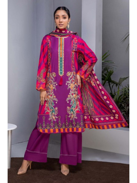 So Kamal Women Unstitched 3 Piece Shirt Trouser Dupatta 379076340_PK-1870456459
