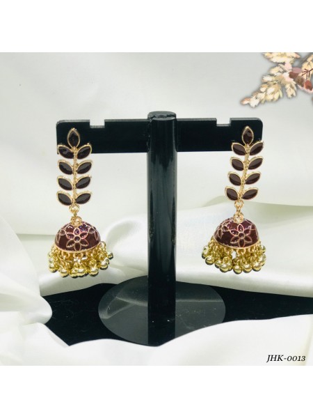 AL-GHAZI JHUMKY (BROWN)-JHK-0013