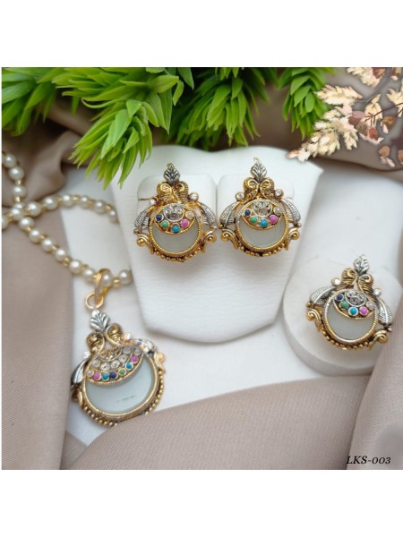 AL-GHAZI LOCKET SET-LKS-003