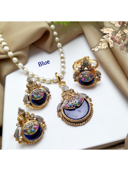 AL-GHAZI LOCKET SET-LKS-004