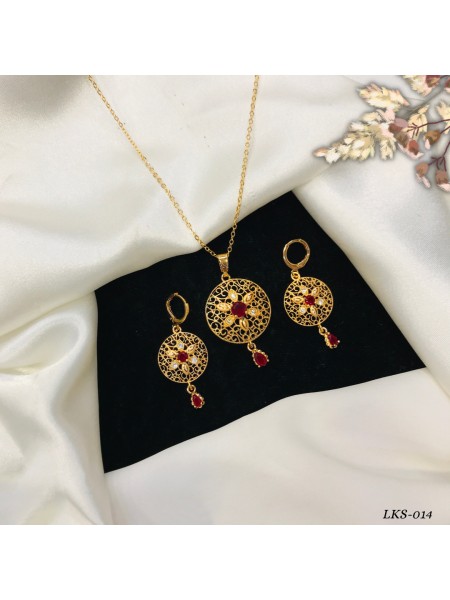 AL-GHAZI LOCKET SET-LKS-014