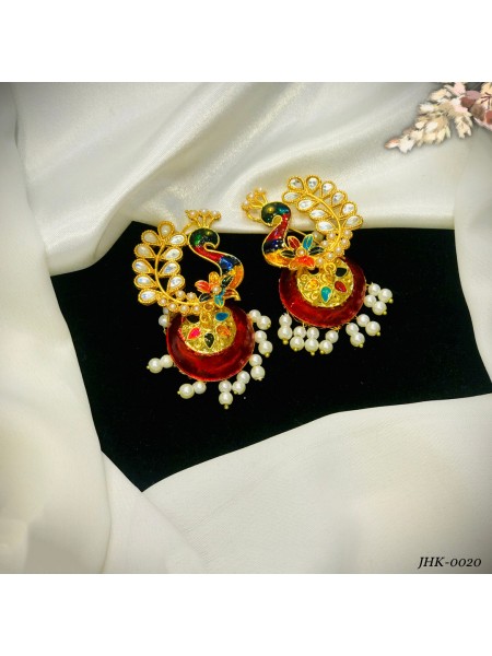 AL-GHAZI PEACOCK JHUMKY-JHK-0020