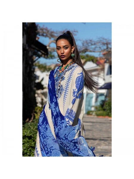 Sana Safinaz 3 Piece Printed Lawn Unstitched Suit - Muzlin Summer 2 275870945_PK-1490567443