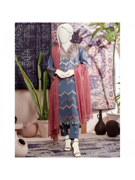 Junaid Jamshed Cambric 3 Piece Unstitched 251625172_PK-1469057627