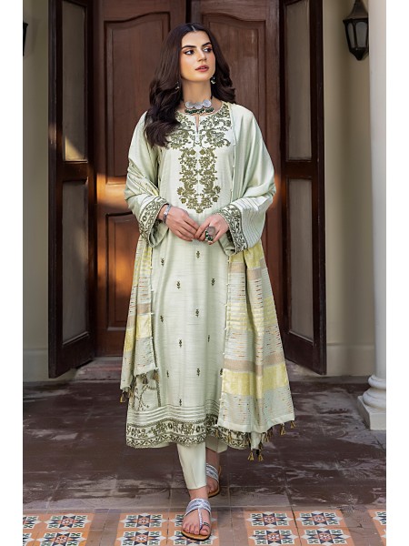 LSM 03 Piece Unstitched Winter Exclusive Embroidered LG-RM-0045