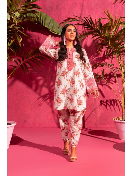 Alkaram Studio Rang-e-Bahar Unstitched 2 Piece Embroidered Poly Lawn Suit With Poly Lawn Trouser A132377852