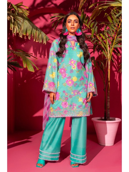 Alkaram Studio Rang-e-Bahar Unstitched 3 Piece Embroidered Poly Lawn Suit With Chiffon Dupatta A132377871