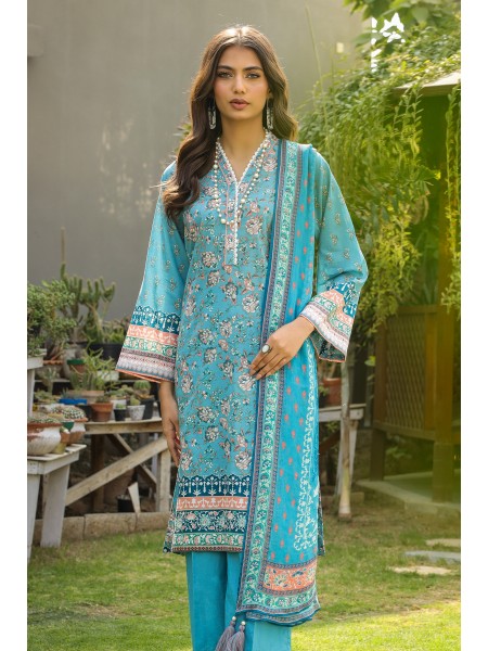 LSM 03 Piece Unstitched komal Prints With Printed Chiffon Dupatta LG-IZ-0147-A