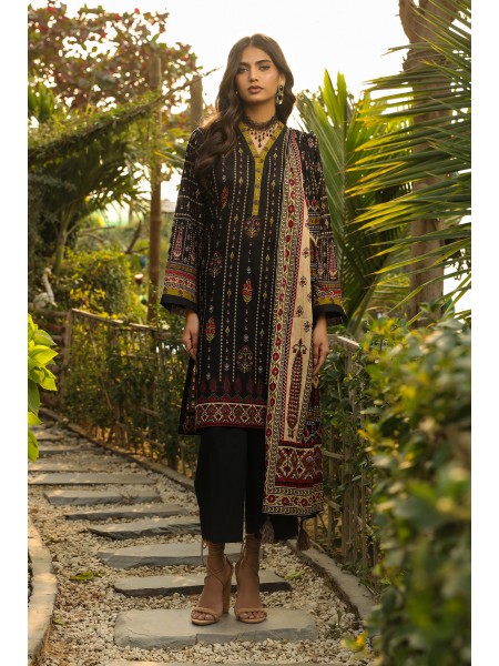 LSM 03 Piece Unstitched komal Prints With Printed Lawn Dupatta LG-MM-0011-A