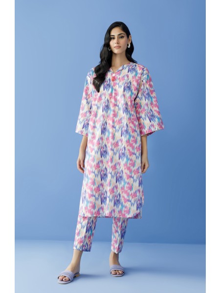 Orient Unstitched 2 Piece Printed Khaddar Shirt and Khaddar Pant - Colour: Cream - Collection: Winter Print Edit23 - Design code: NRDS-23-181U CREAM