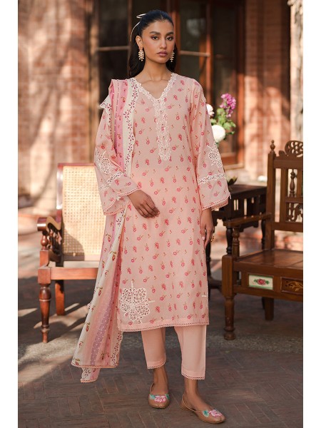 Cross Stitch Eid Lawn PEACH GLAM Dress for Girls & Women 478209152_PK-2243310480
