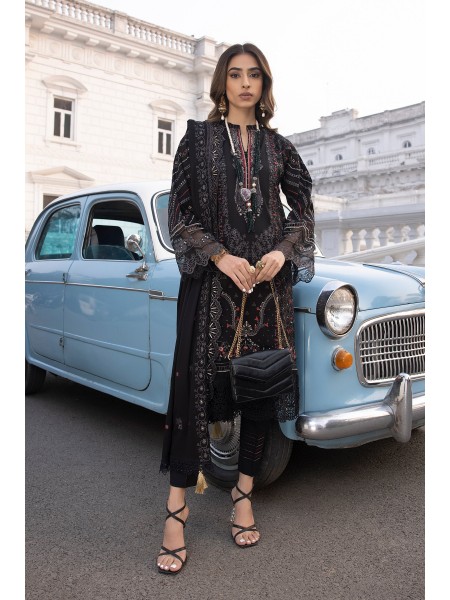 Lakhany By LSM Spring Collection 03 Piece Unstitched Embroidered Lawn With Embroidered Lawn dupatta LG-AM-0022