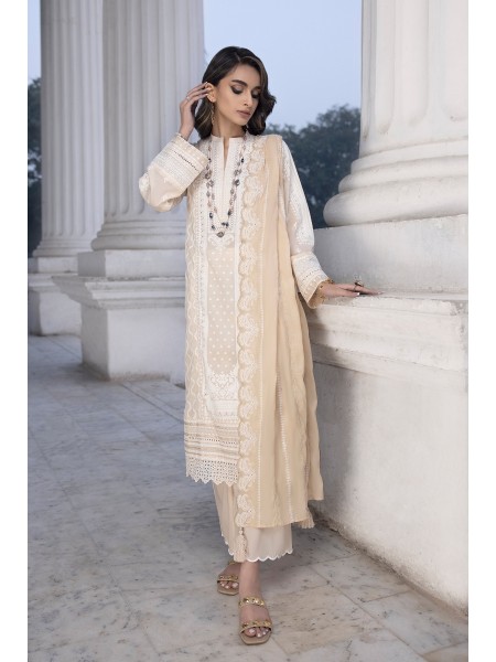 Lakhany By LSM Spring Collection 03 Piece Unstitched Embroidered Lawn With Embroidered Lawn dupatta LG-SR-0122