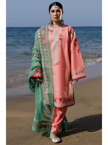 Zara Shahjahan Lawn24 - 3 Piece Unstitched for Women - JIYA-6A