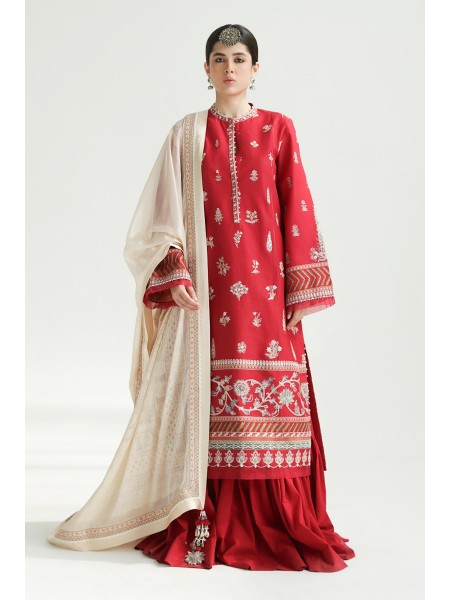 Zara Shahjahan Lawn24 - 3 Piece Unstitched for Women - MYRA-14A