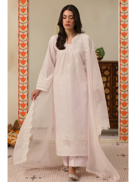 Crossstitch PALE LILAC Chikankari Collection - Designcode: 0124RTSEMBCHK0304