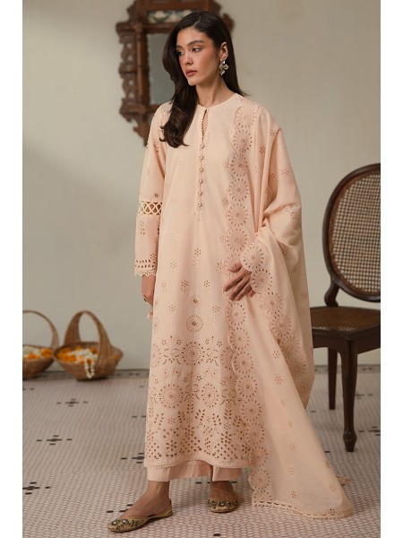 Crossstitch PEARLED IVORY Chikankari Collection - Designcode: 0124RTSEMBCHK0305