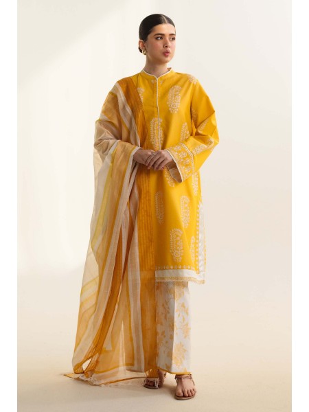 Zara Shahjahan Coco Eid '24 - 3 Piece Unstitched for Women - DIARA-4A