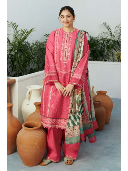 Zara Shahjahan Coco Lawn Eid '24 3 Piece Unstitched Suit for Women - GUL-D2