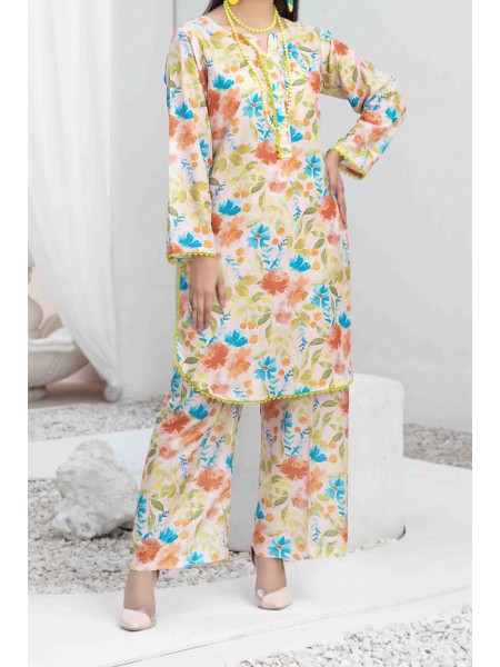 Zel By Tawakkal Unstitched 2 Piece Digital Printed Swiss Collection'2024-D-2810