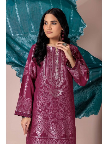 Bonanza Satrangi Mid Summer3 Piece Luxury Unstitched Jacquard Suit HBN233P38A