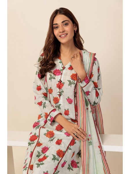 Bonanza Satrangi Mid Summer3 Piece Unstitched Lawn Suit 1S24P3P321