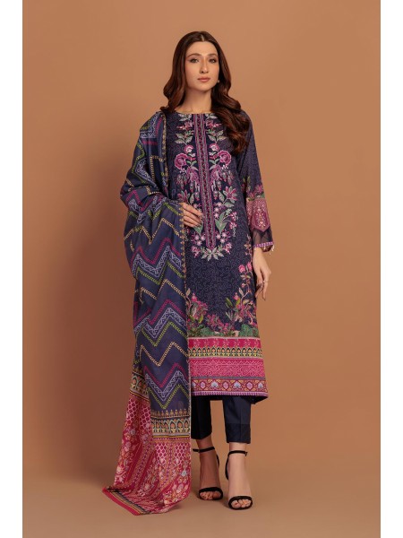 Bonanza Satrangi Mid Summer3 Piece Unstitched Lawn Suit 2S24E3P554