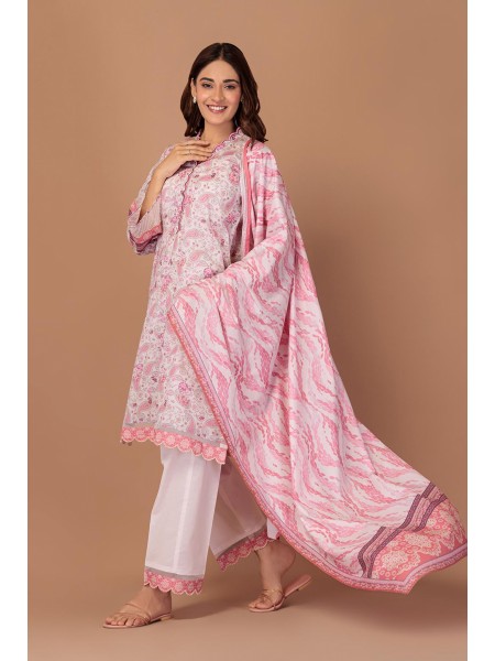 Bonanza Satrangi Mid Summer3 Piece Unstitched Lawn Suit 2S24P3P210