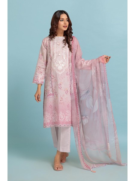 Bonanza Satrangi Mid Summer3 PIECE Unstitched Lawn Suit for Women2S24E3P380