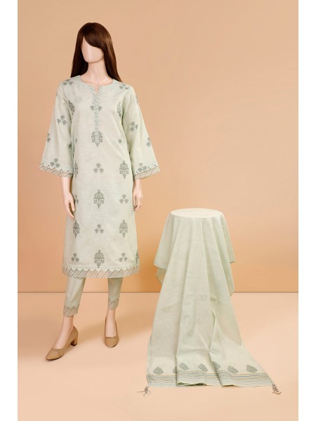 Saya Mid Summer Unstitched Shirt - Designcode: WU1P-4235