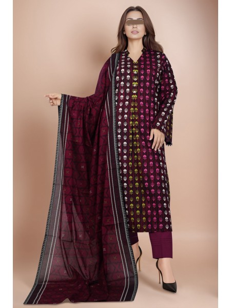 Saya Mid Summer Unstitched Shirt and Dupatta - Designcode: WU2P-3778